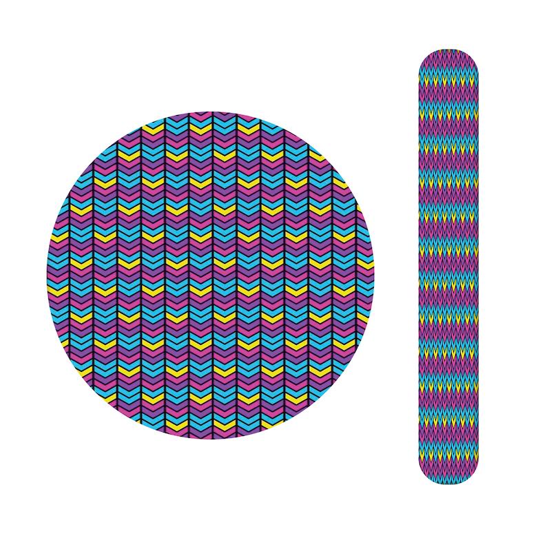 ست آینه و سوهان طرح رنگی کد 791