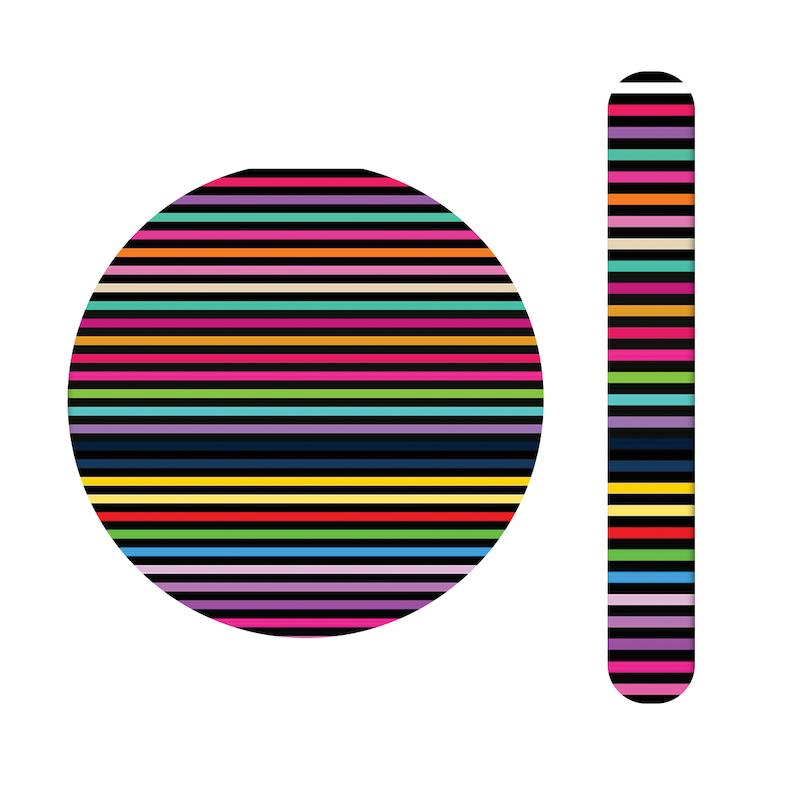 ست آینه و سوهان طرح رنگی کد 801