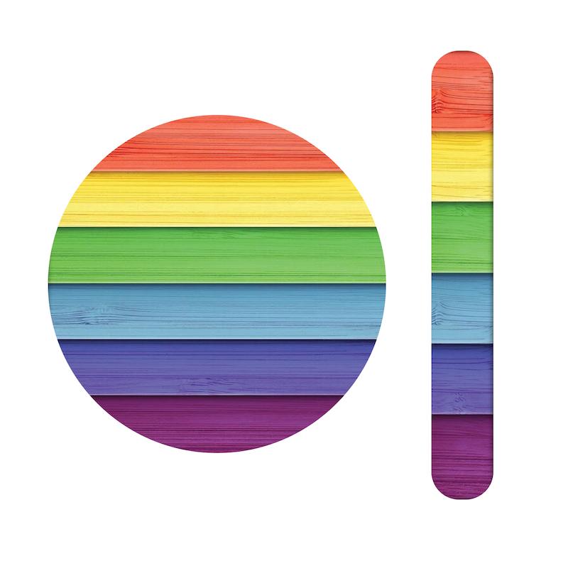 ست آینه و سوهان طرح رنگی کد 807