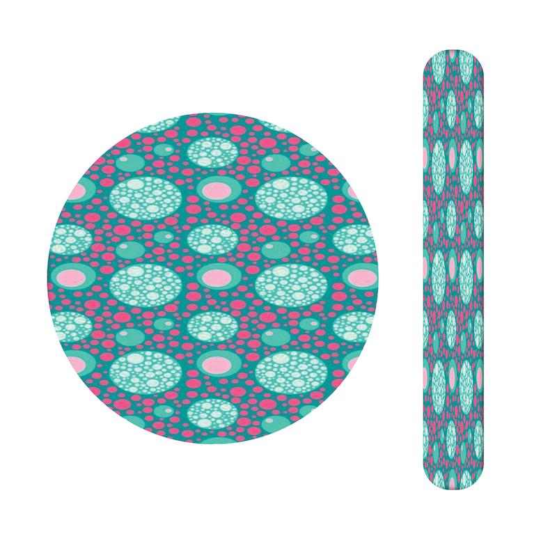 ست آینه و سوهان طرح حباب رنگی کد 816