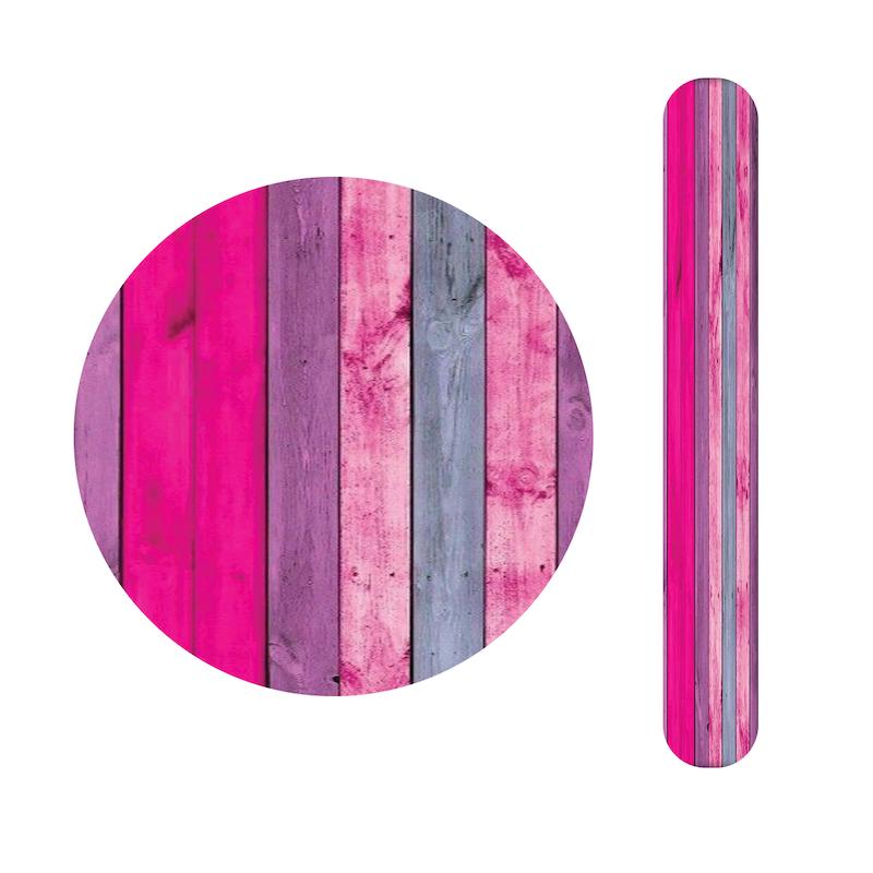 ست آینه و سوهان طرح رنگی صورتی کد 817