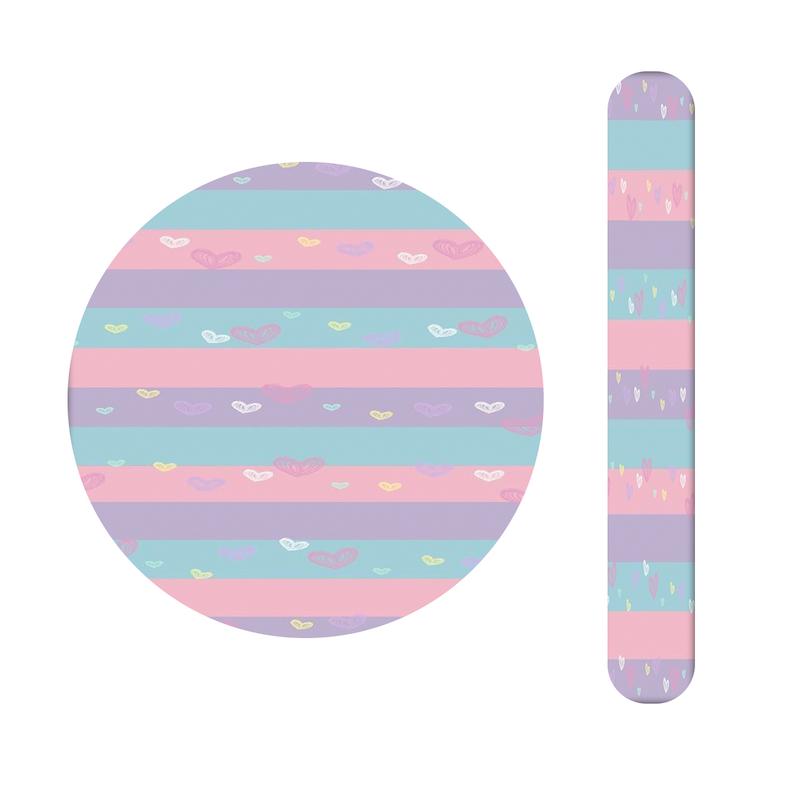 ست آینه و سوهان طرح رنگی کد 818