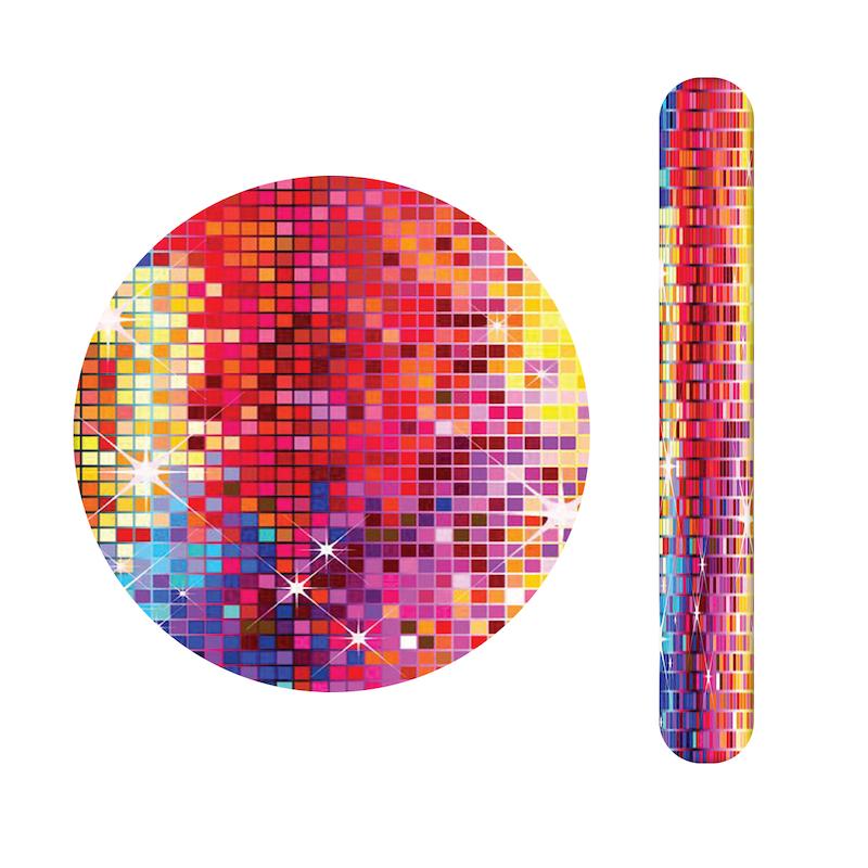 ست آینه و سوهان طرح رنگی کد 819