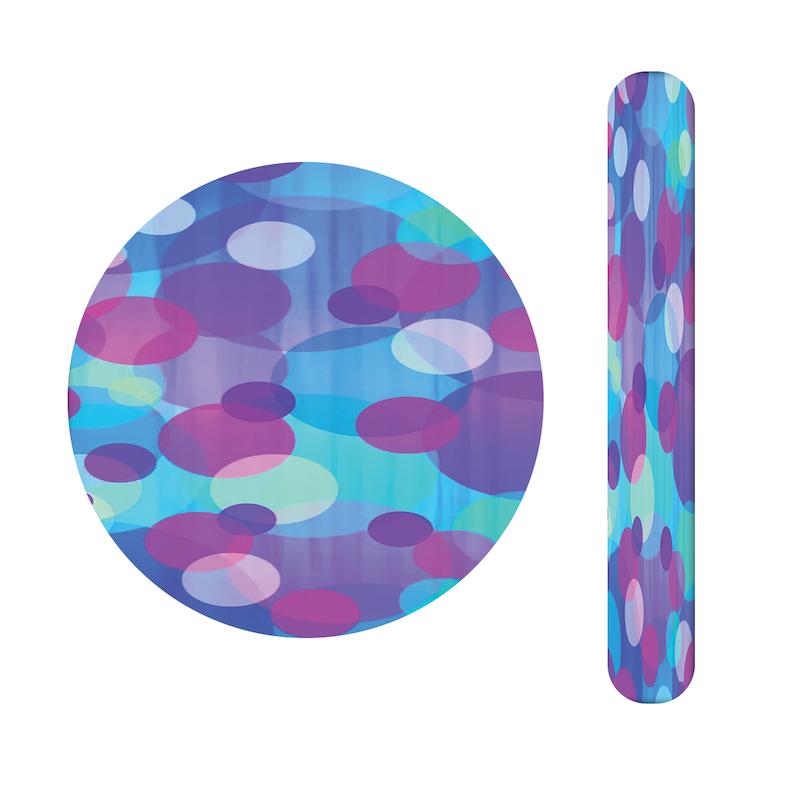 ست آینه و سوهان طرح حباب رنگی کد 822