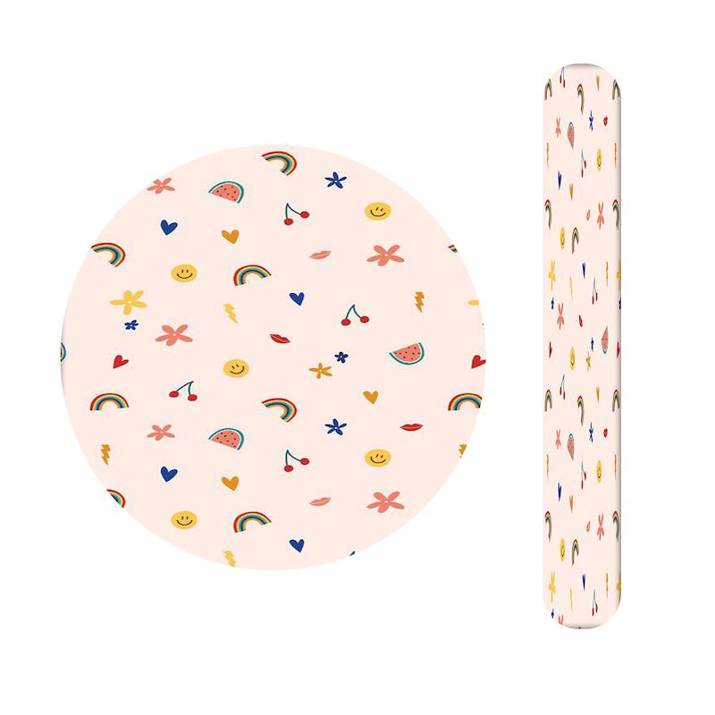 ست آینه و سوهان طرح رنگین کمان کد 869