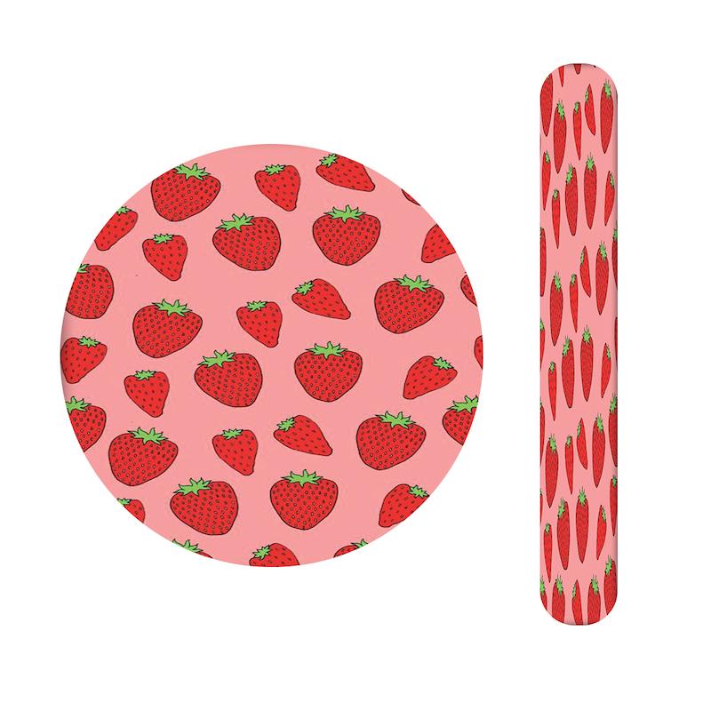 ست آینه و سوهان طرح توت فرنگی کد 893