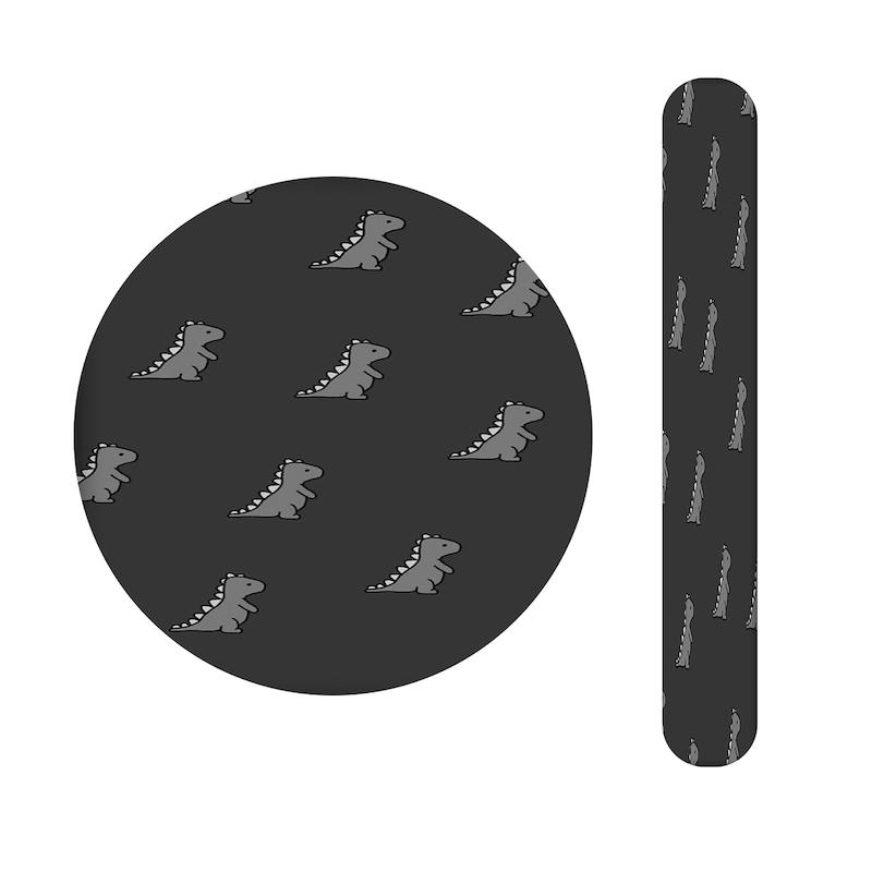 ست آینه و سوهان طرح دایناسور سیاه کد 925