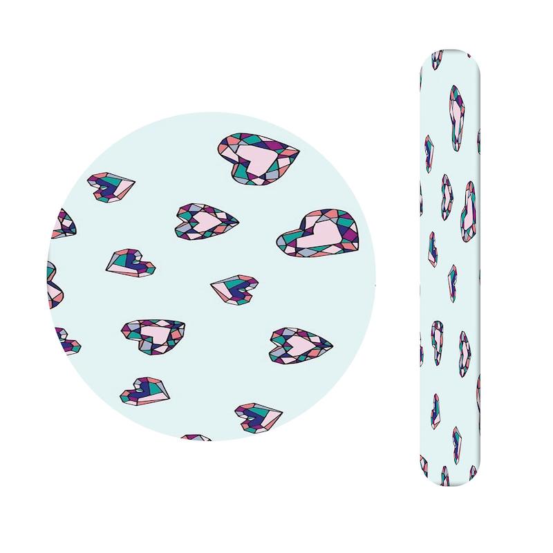 ست آینه و سوهان طرح قلب کد 1019