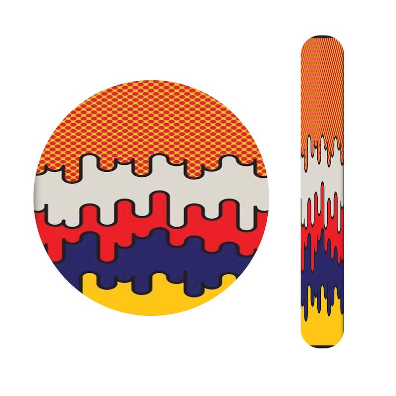 ست آینه و سوهان طرح رنگی کد 1031