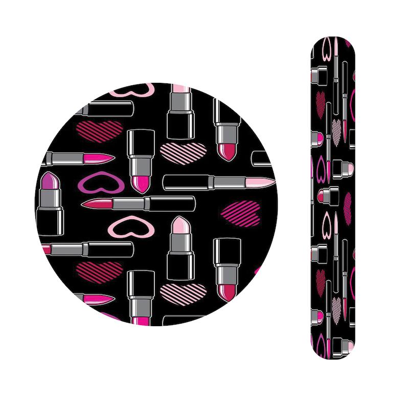 ست آینه و سوهان طرح رژلب کد 1050