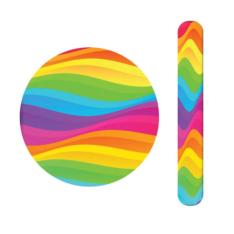 ست آینه و سوهان طرح رنگی کد 1086