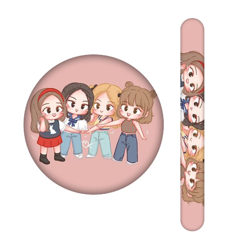 ست آینه و سوهان طرح بلک پینک کد 2335