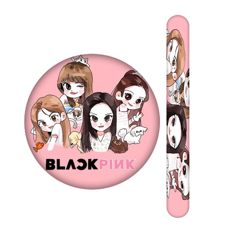 ست آینه و سوهان طرح بلک پینک کد 2338