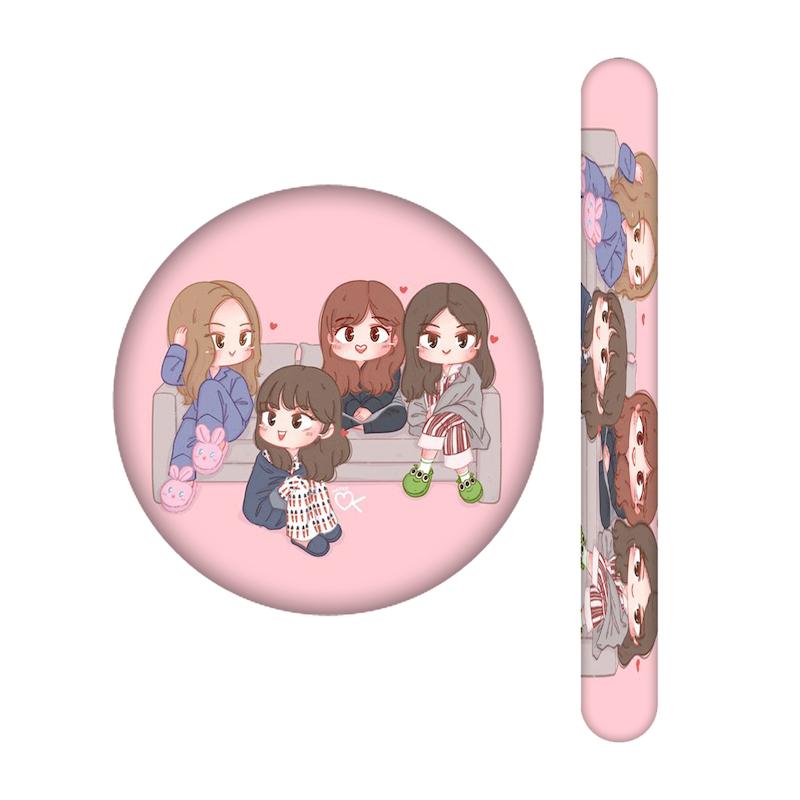 ست آینه و سوهان طرح بلک پینک کد 2353