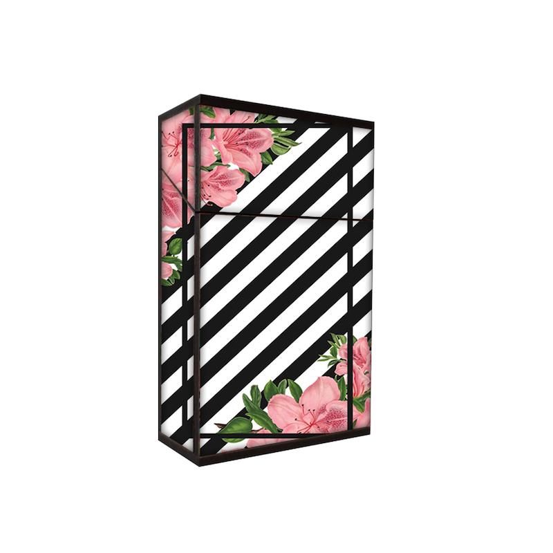 جعبه سیگار طرح گل کد 122