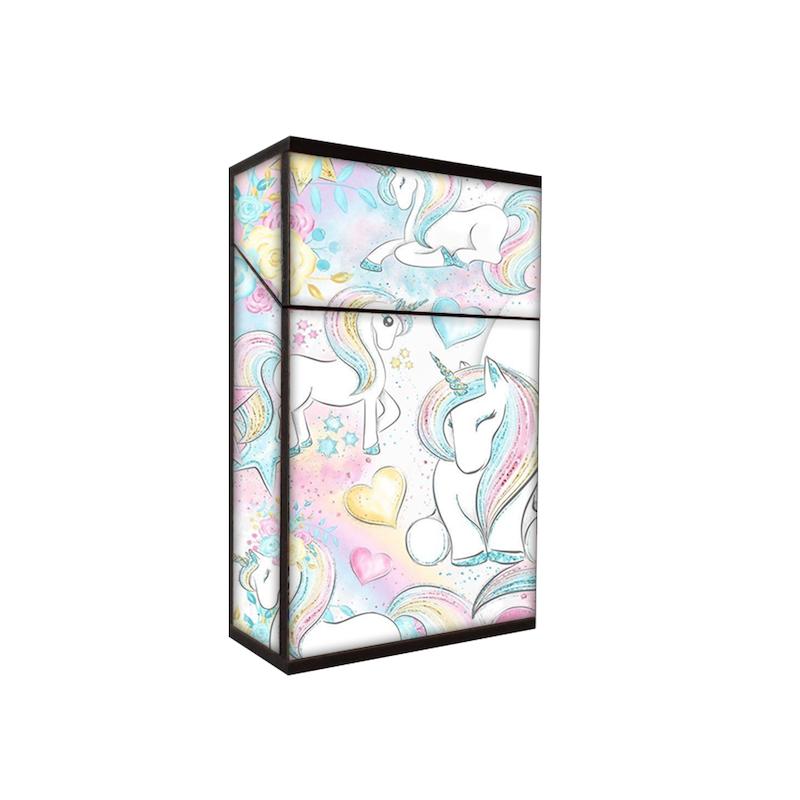 جعبه سیگار طرح اسب تک شاخ کد 157