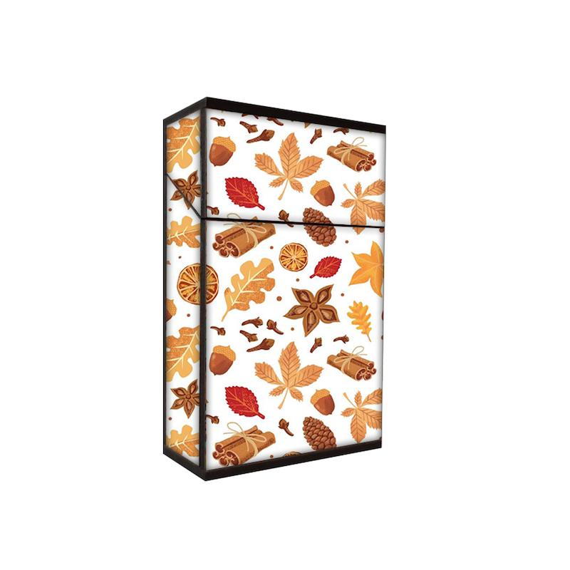 جعبه سیگار طرح برگ ها کد 168