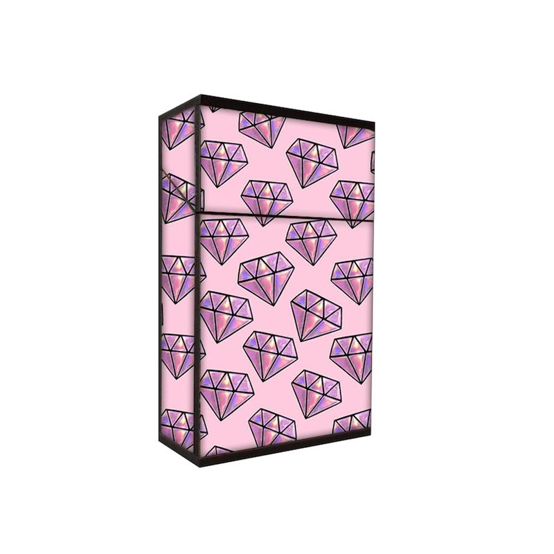 جعبه سیگار طرح الماس کد 178