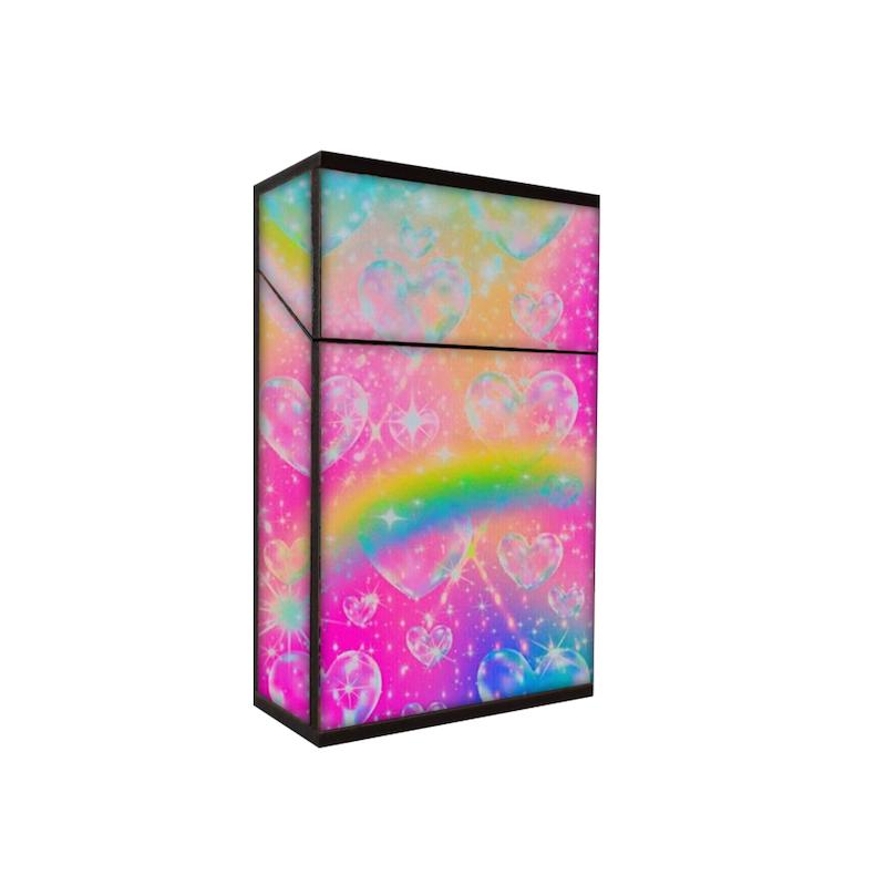 جعبه سیگار طرح رنگین کمان کد 315