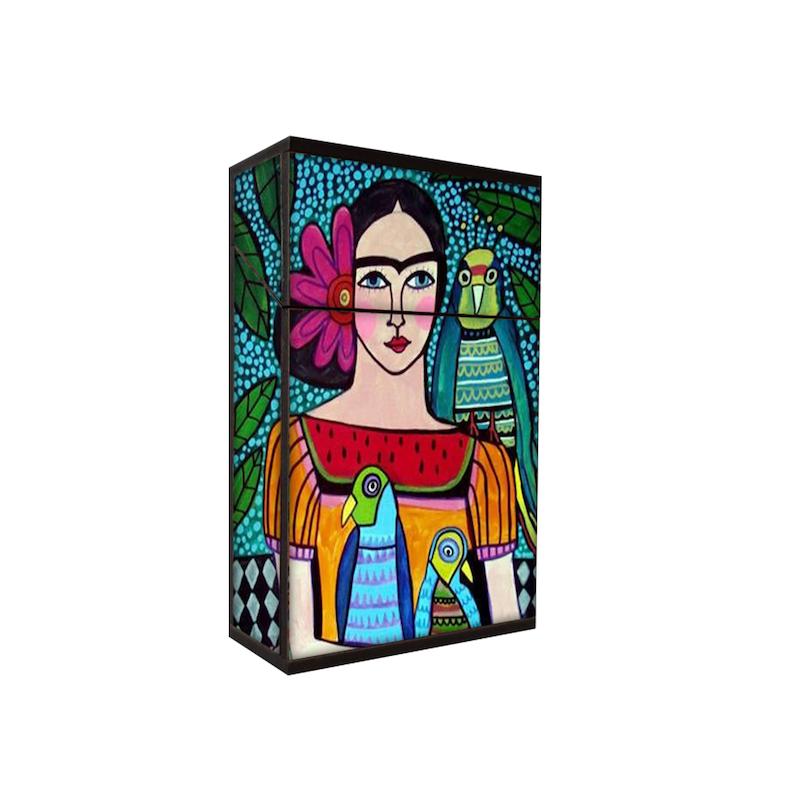 جعبه سیگار طرح کوبیسم کد 339