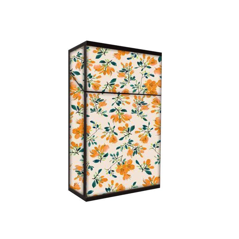 جعبه سیگار طرح گل کد 346