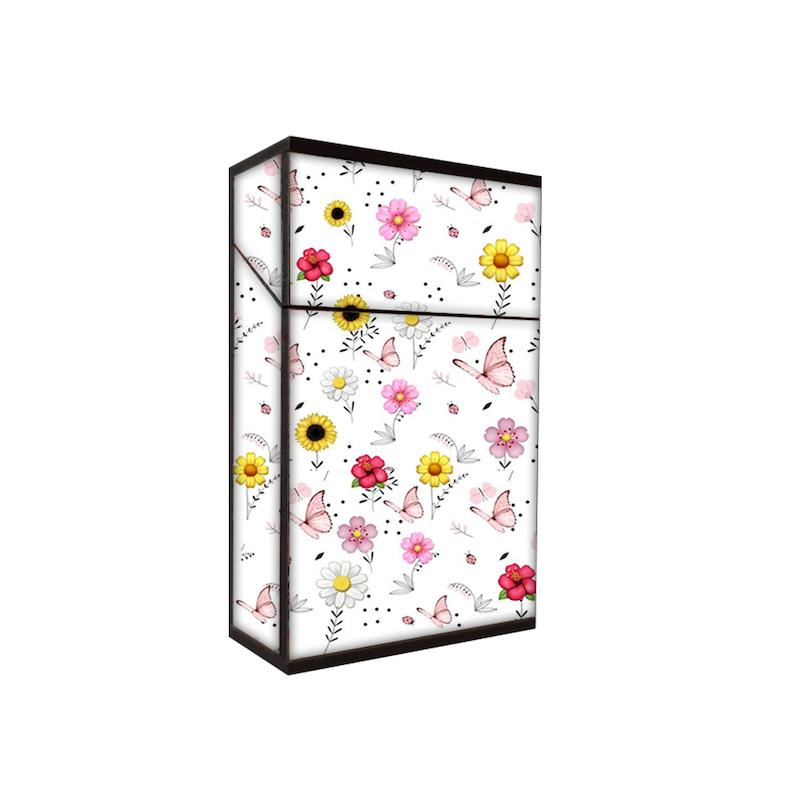 جعبه سیگار طرح گل کد 347