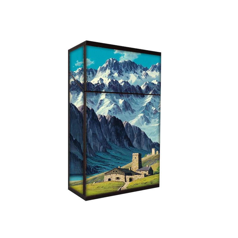 جعبه سیگار طرح کوهستان کد 349