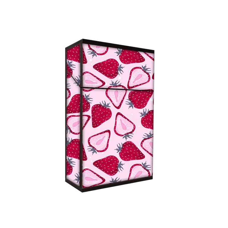 جعبه سیگار طرح توت فرنگی کد 366