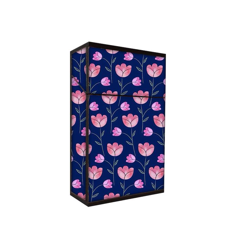جعبه سیگار طرح گل لاله کد 374