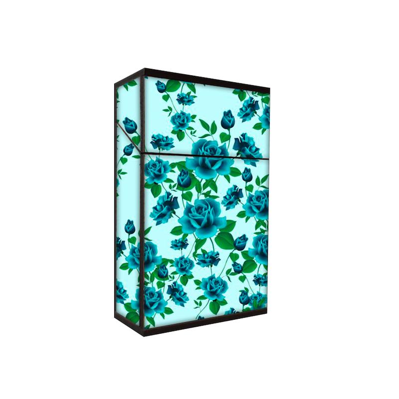 جعبه سیگار طرح رز آبی کد 379