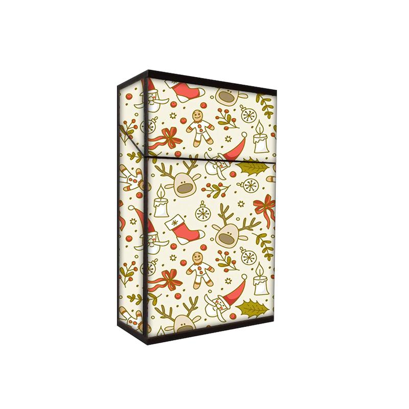 جعبه سیگار طرح کریسمس کد 384