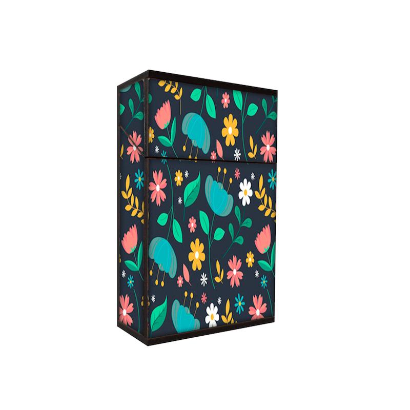 جعبه سیگار طرح گل کد 406