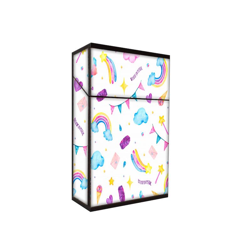 جعبه سیگار طرح رنگین کمان کد 421