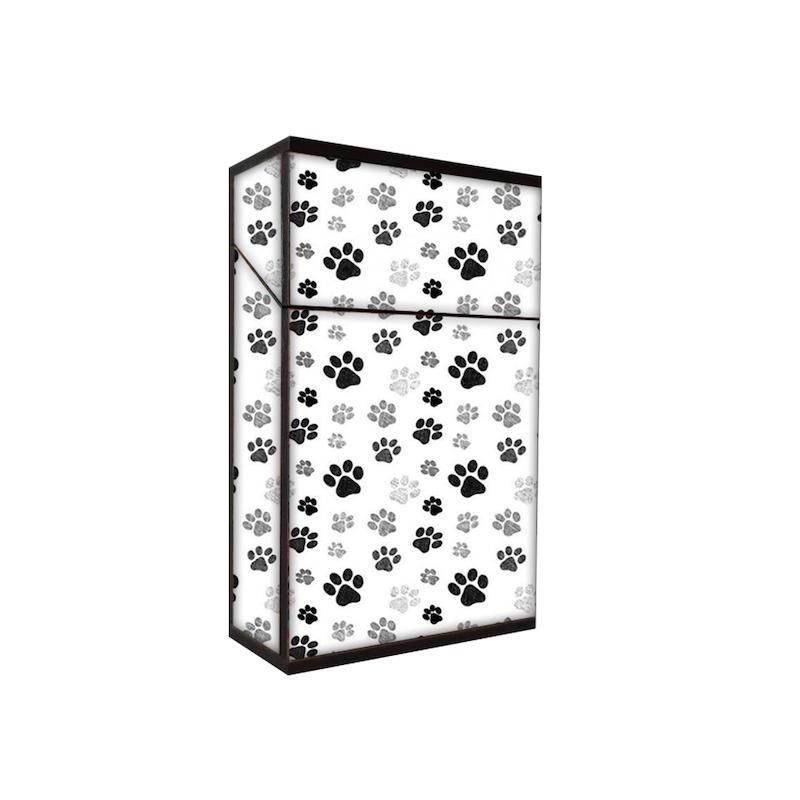 جعبه سیگار طرح ردپا سگ کد 494