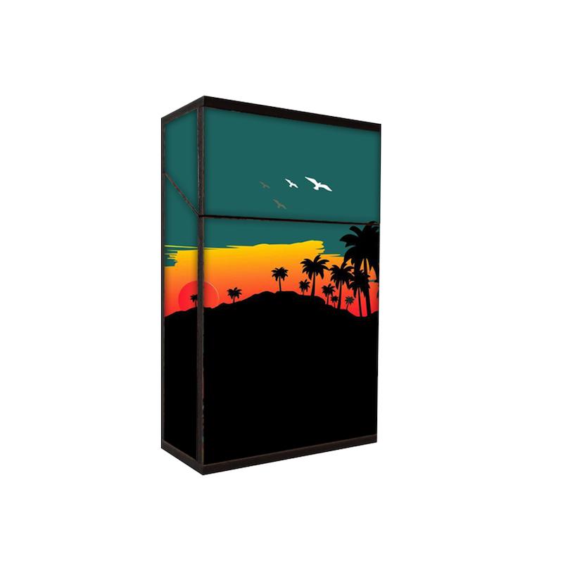 جعبه سیگار طرح غروب آفتاب کد 503