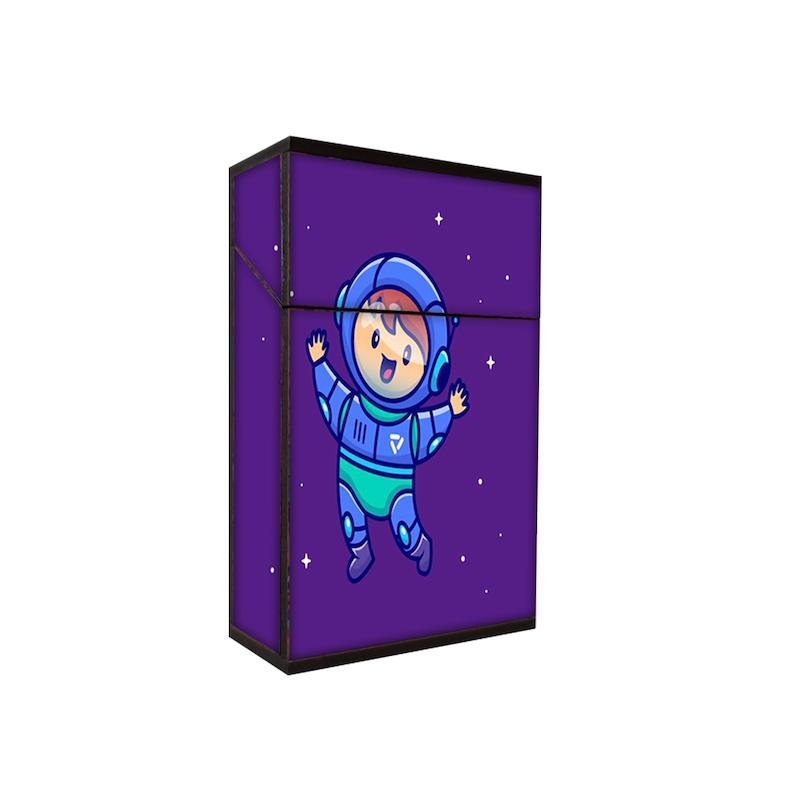 جعبه سیگار طرح پسر فضانورد کد 522
