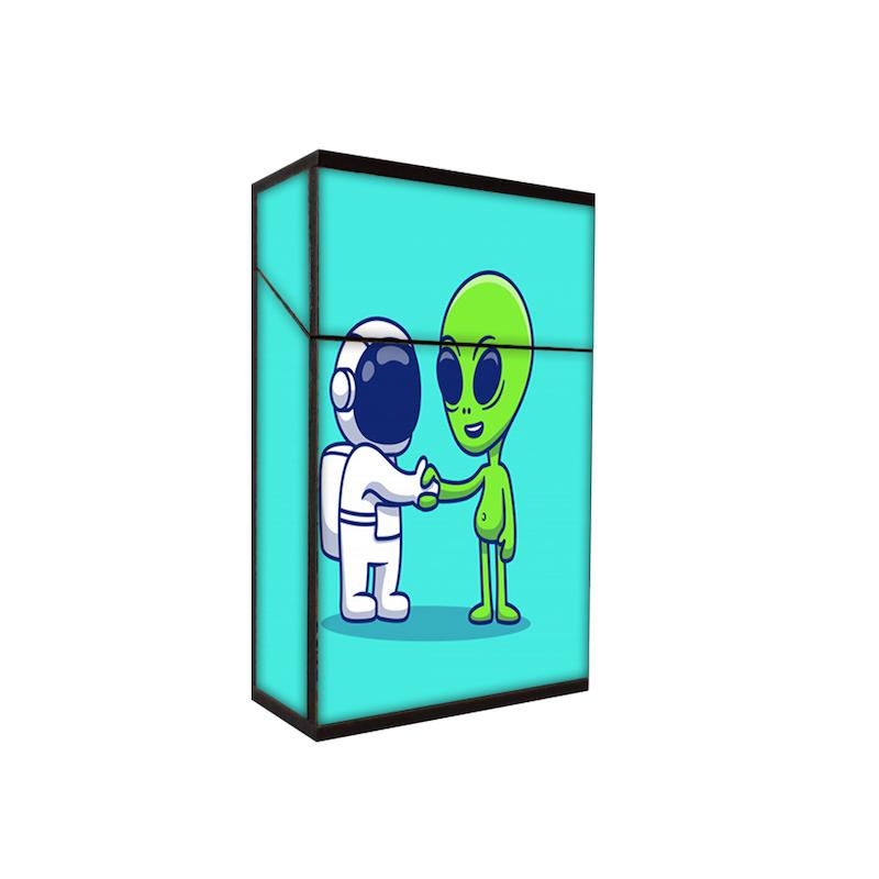 جعبه سیگار طرح آدم فضایی کد 524