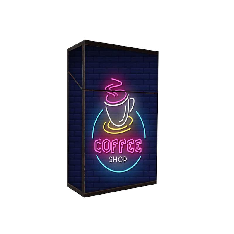 جعبه سیگار طرح coffee کد 525