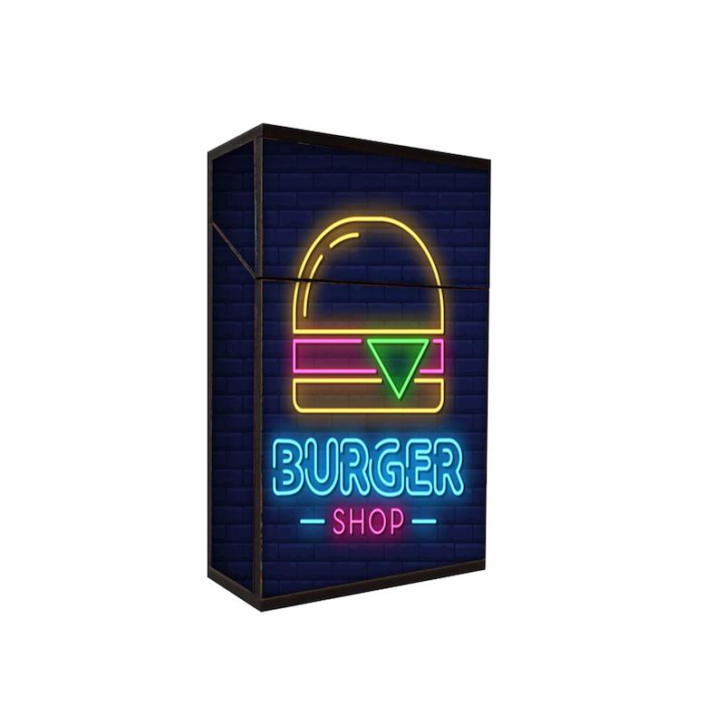 جعبه سیگار طرح همبرگر کد 526