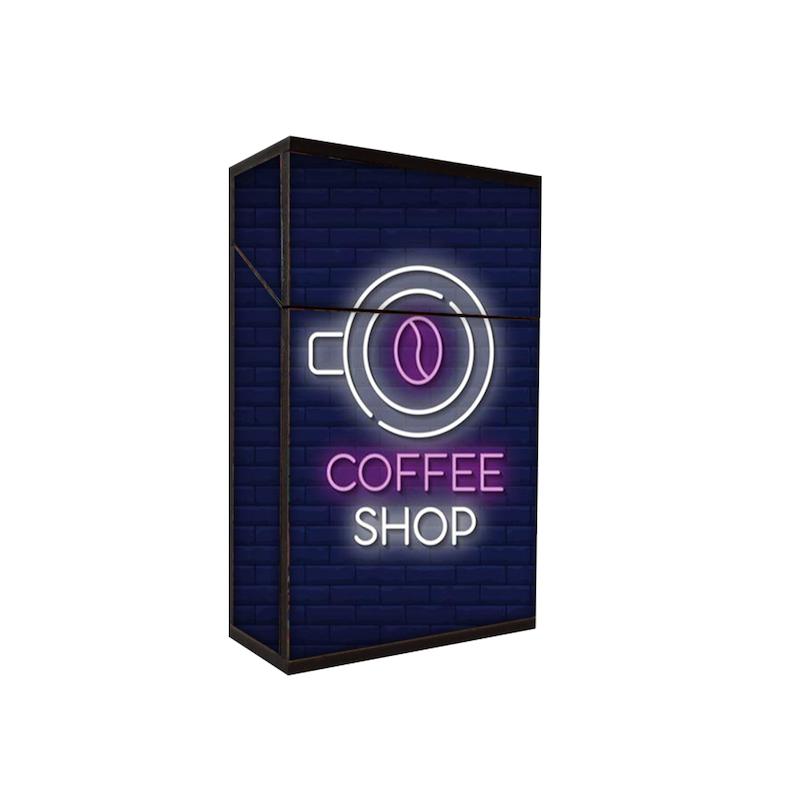 جعبه سیگار طرح coffee کد 529