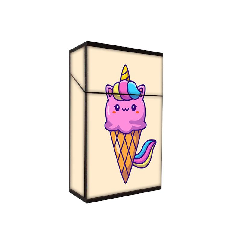 جعبه سیگار طرح تک شاخ کد 538