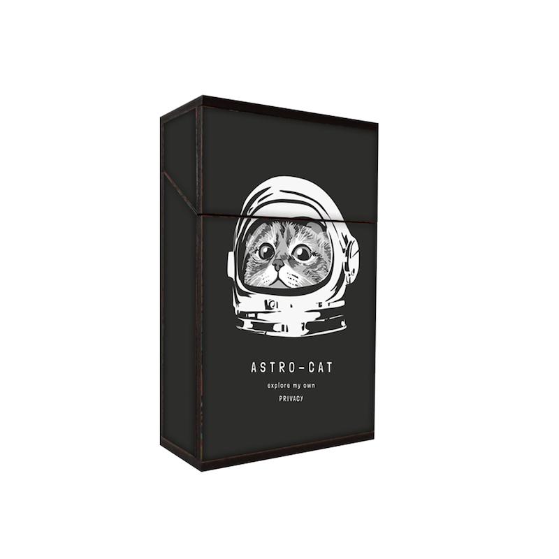 جعبه سیگار طرح گربه فضانورد کد 549