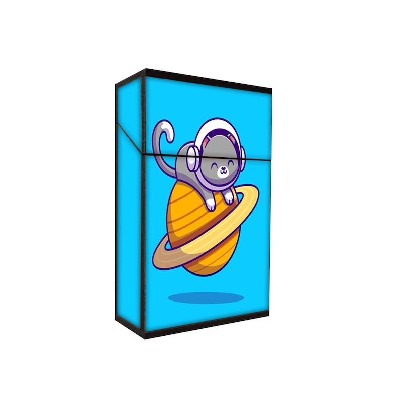 جعبه سیگار طرح گربه فضانورد کد 550