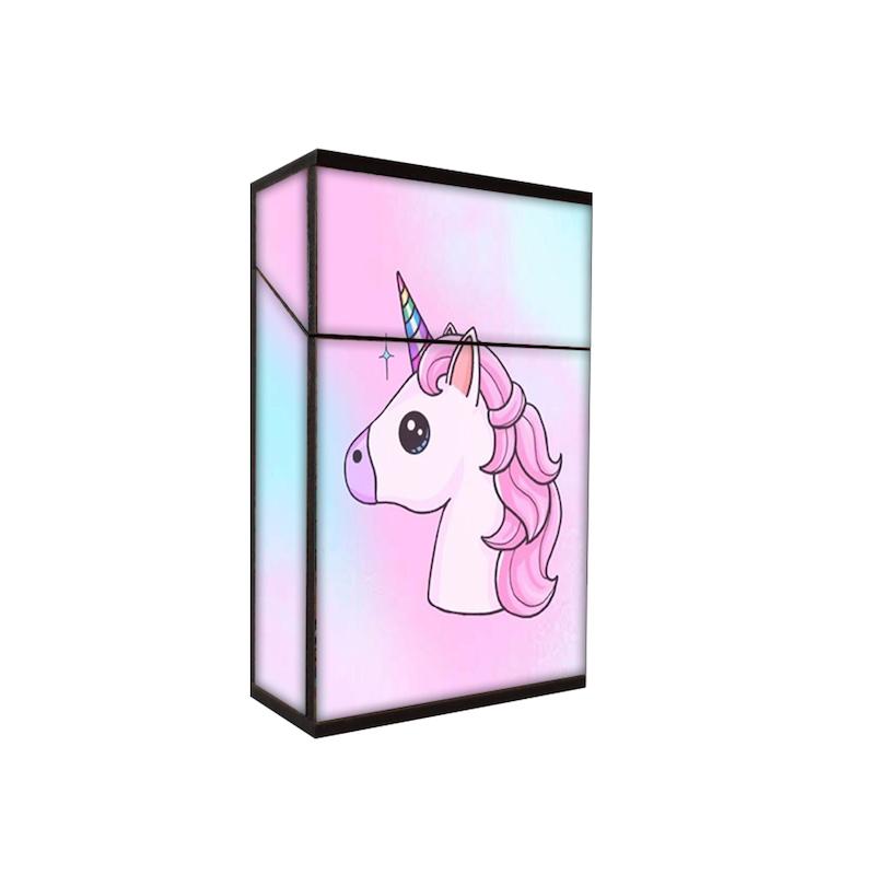 جعبه سیگار طرح اسب تک شاخ کد 593