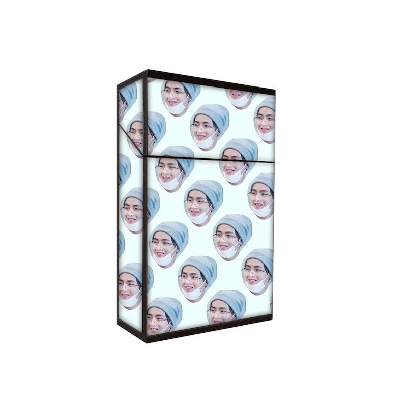 جعبه سیگار طرح بی تی اس کد 615