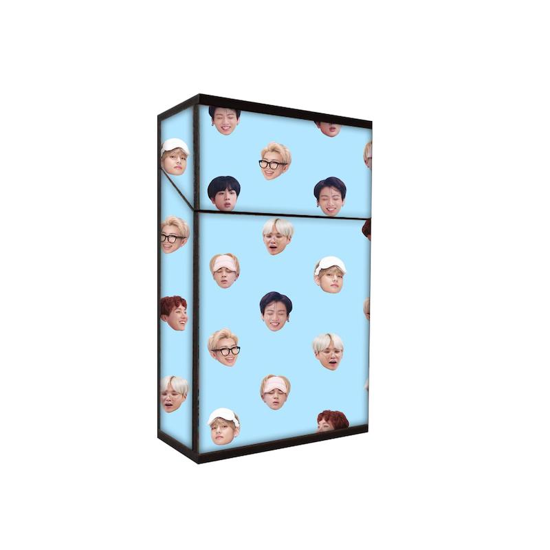 جعبه سیگار طرح بی تی اس کد 655