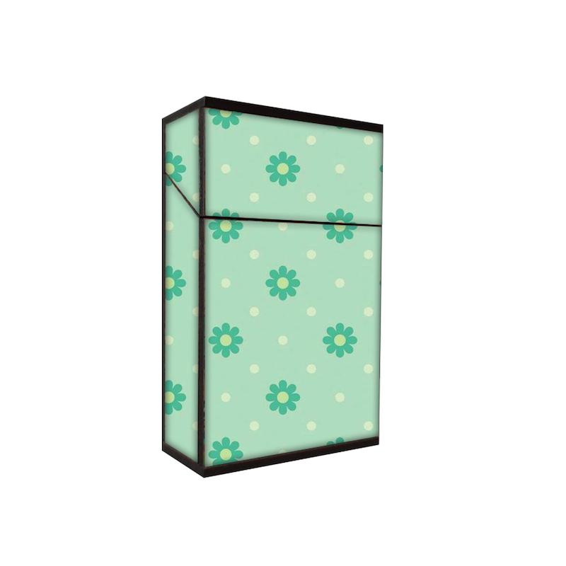 جعبه سیگار طرح گل کد 745