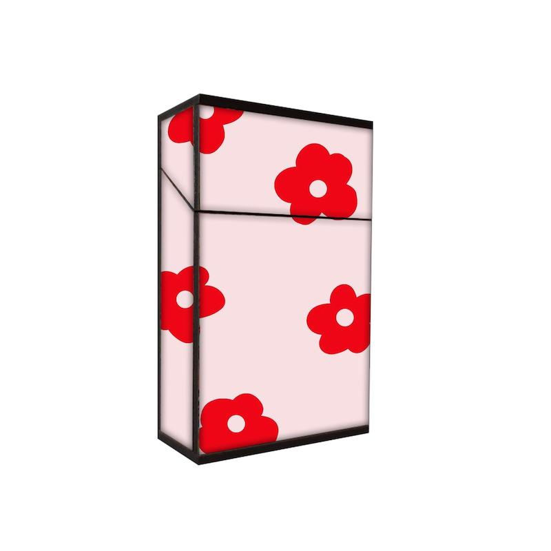 جعبه سیگار طرح گل کد 746