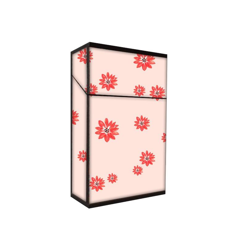 جعبه سیگار طرح گل کد 751