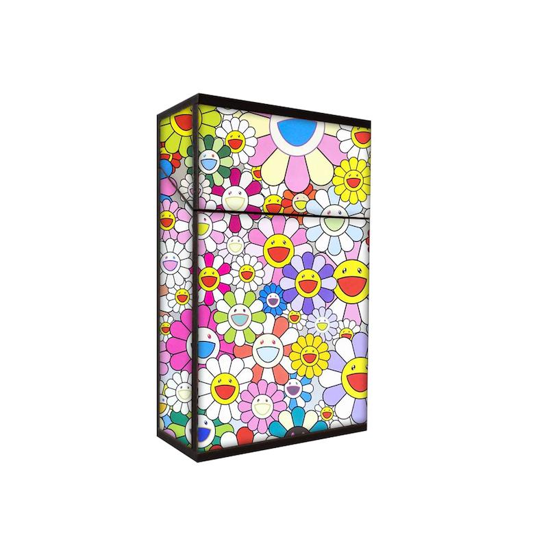 جعبه سیگار طرح گل خندان کد 771